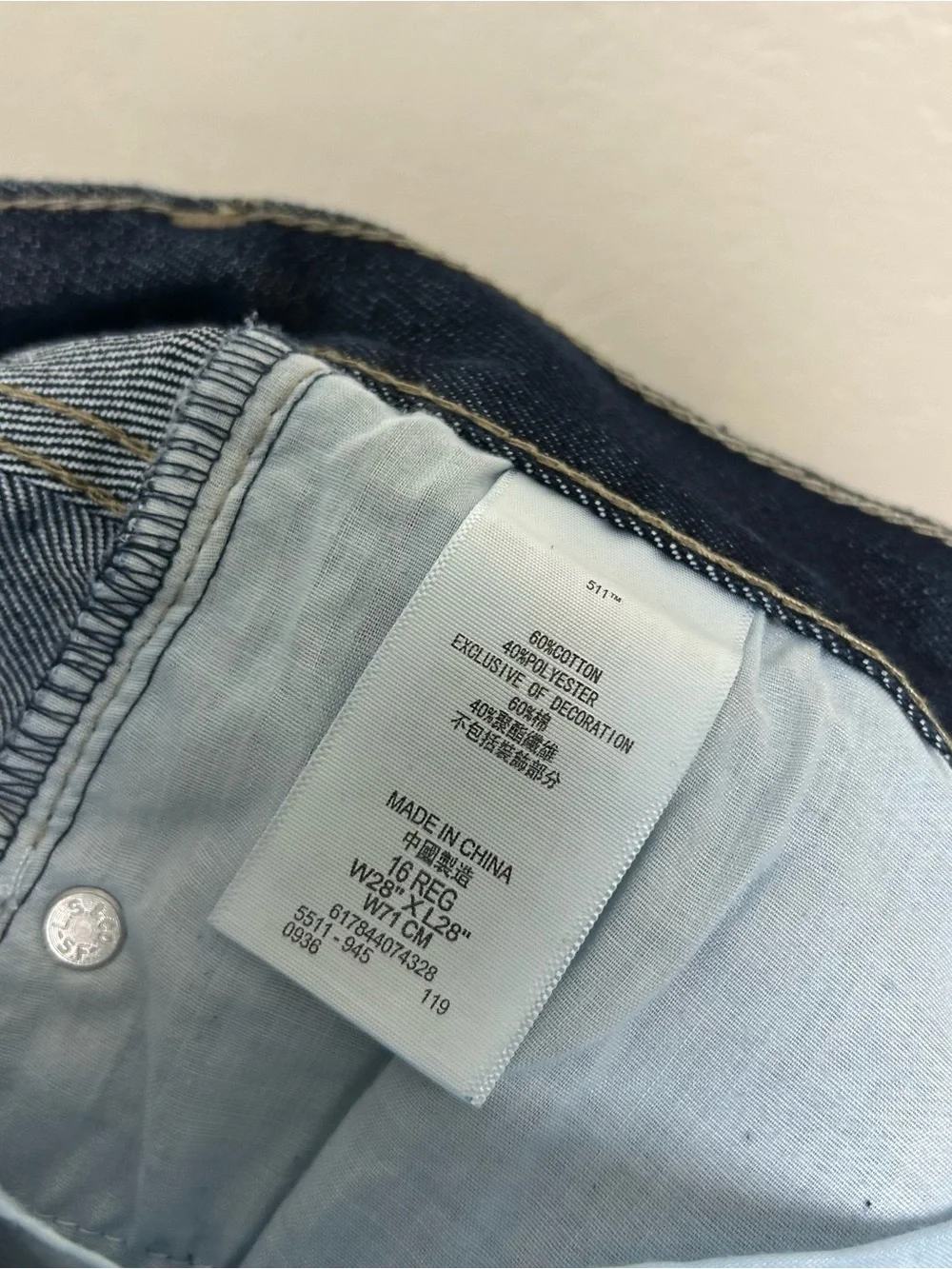 Choose 5 for $30 Levi's Kids Dark Indigo Straight Leg Jeans